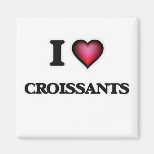 Imã Eu Amo Croissants