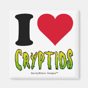 Imã Eu amo Cryptids
