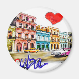 Imã Eu amo Cuba