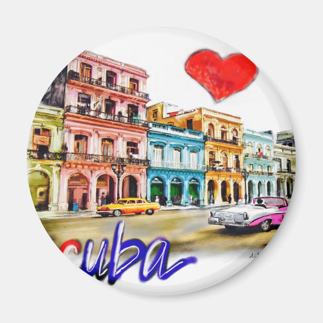 Imã Eu amo Cuba (Frente)