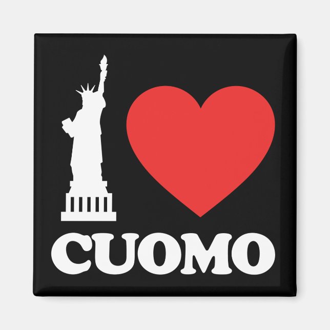 Imã Eu Amo Cuomo | Estátua da Liberdade (Frente)