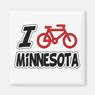 Imã Eu amo dar um ciclo Minnesota