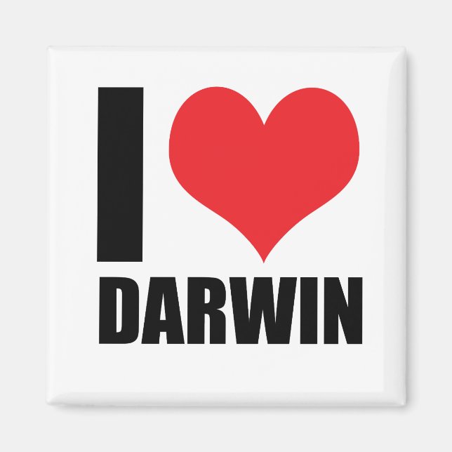 Imã Eu amo Darwin (Frente)
