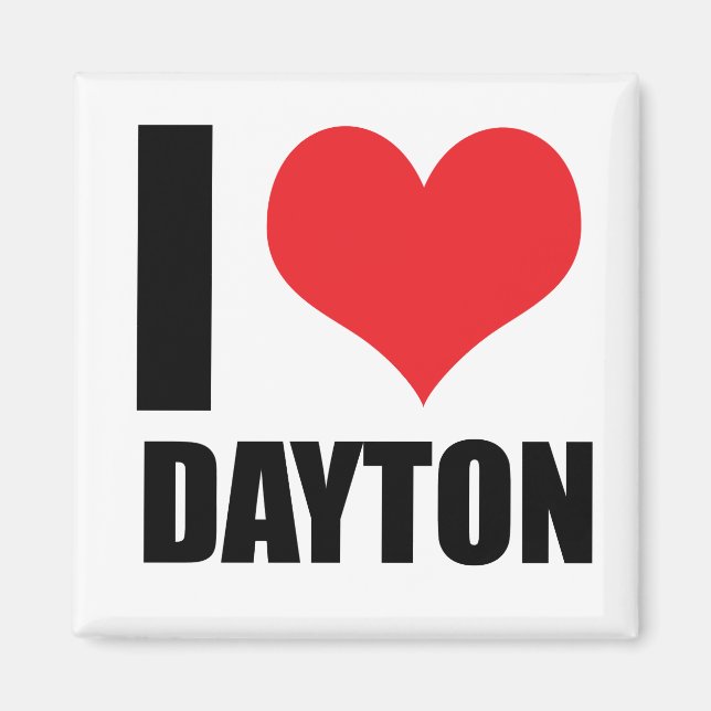 Imã Eu amo Dayton (Frente)
