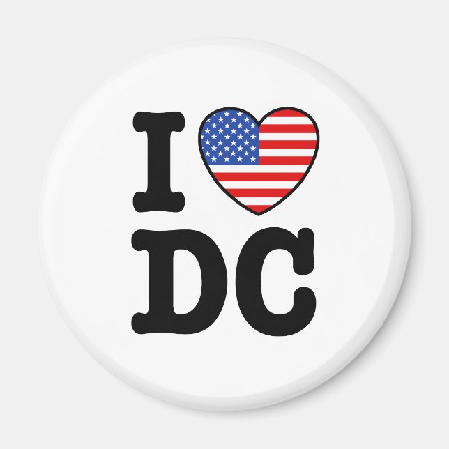 Imã Eu amo DC (Frente)