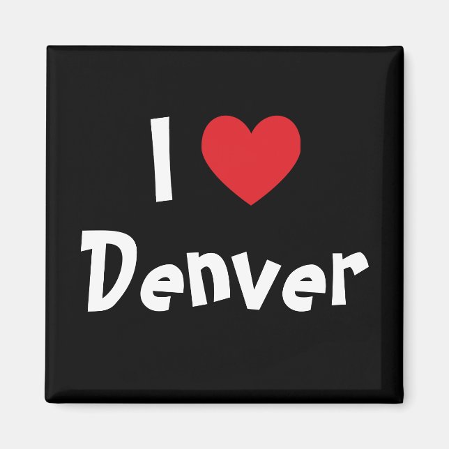 Imã Eu Amo Denver (Frente)