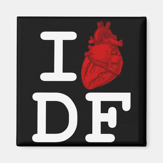 Imã Eu amo DF (Frente)