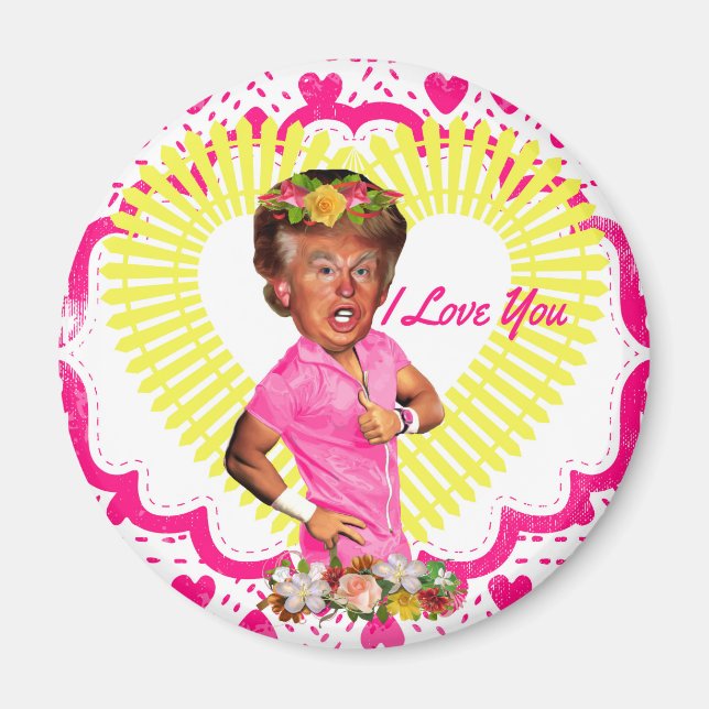 Imã eu amo donald Trump (Frente)