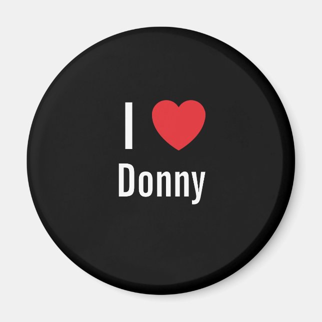 Imã Eu amo Donny (Frente)