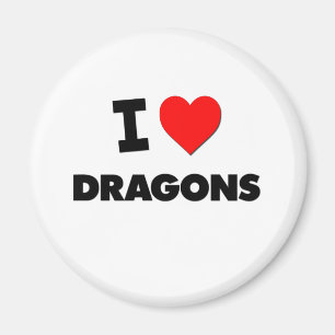 Imã Eu amo dragões
