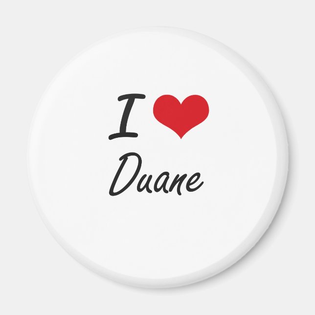 Imã Eu Amo Duane (Frente)