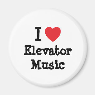 Imã Eu amo Elevator Music personalizado personalizado