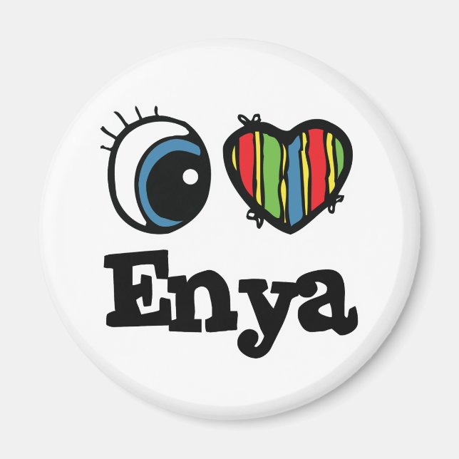 Imã Eu Amo Enya (Frente)