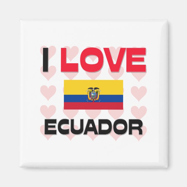 Imã Eu Amo Equador (Frente)