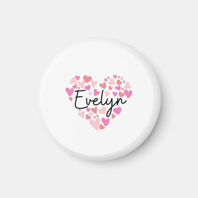 Imã Eu amo Evelyn (Frente)