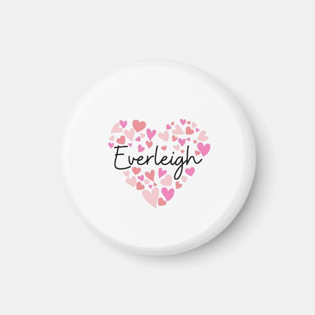 Imã Eu amo Everleigh (Frente)