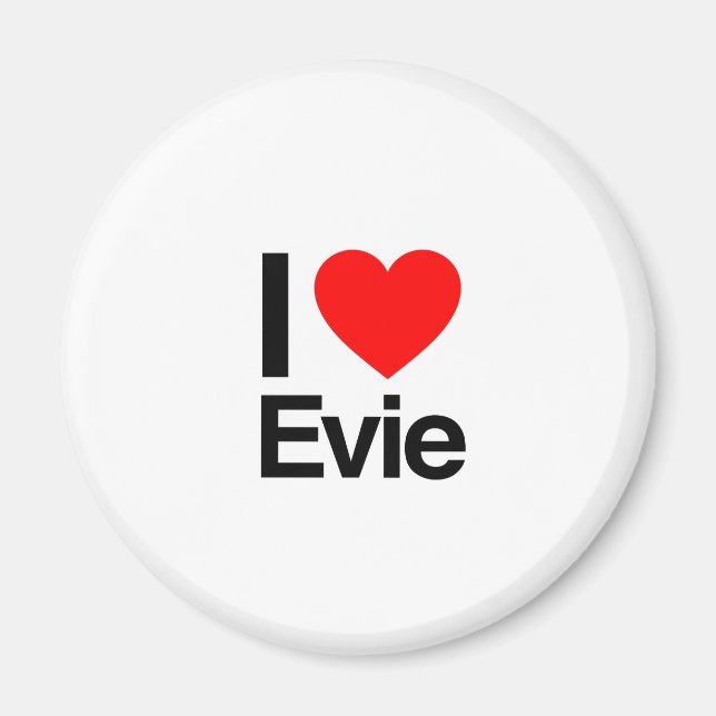 Imã eu amo evie (Frente)