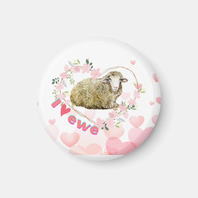 Imã Eu amo Ewe (Frente)