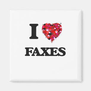 Imã Eu amo fax