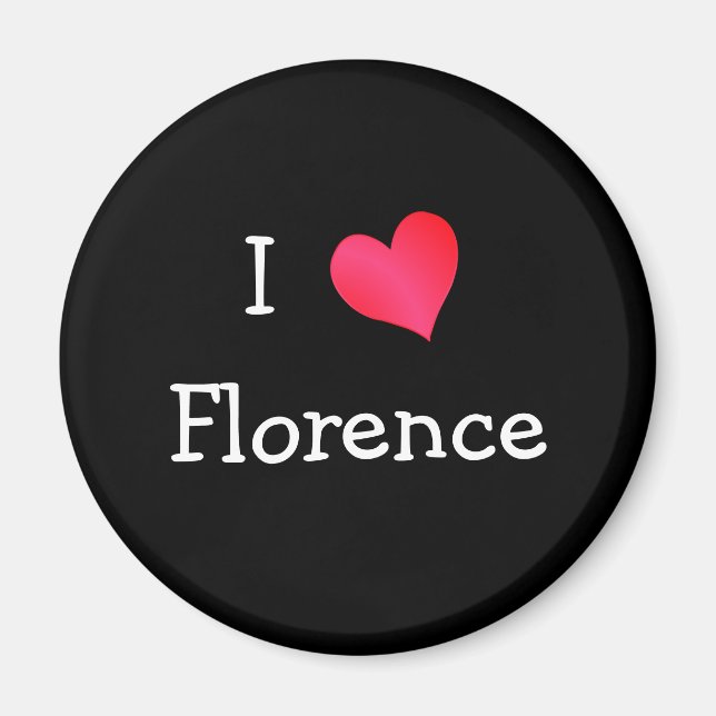 Imã Eu Amo Florença (Frente)