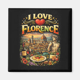Imã Eu Amo Florença