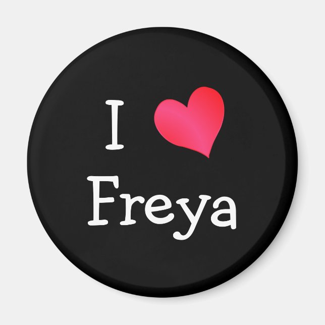 Imã Eu Amo Freya (Frente)