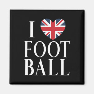 Imã Eu Amo Futebol Torcedor de Futebol Bandeira da Grã