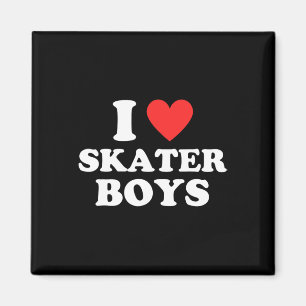 Imã Eu Amo Garotos Skatistas Engraçados Skate Egirl Eb