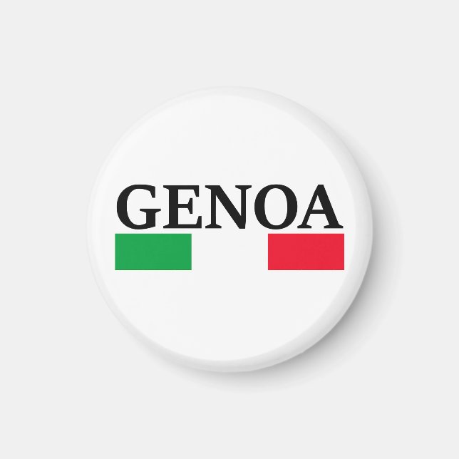 Imã Eu amo Génova (Frente)