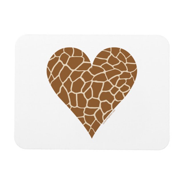 Ímã Eu Amo Girafas (Horizontal)