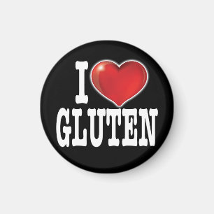 Imã EU AMO GLUTEN (Versão Escura)