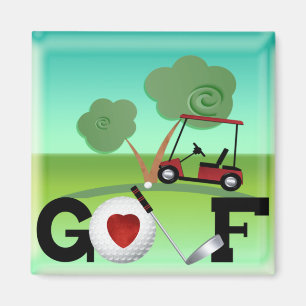 Imã Eu Amo Golfe