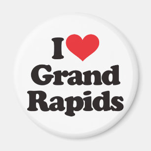 Imã Eu amo Grand Rapids