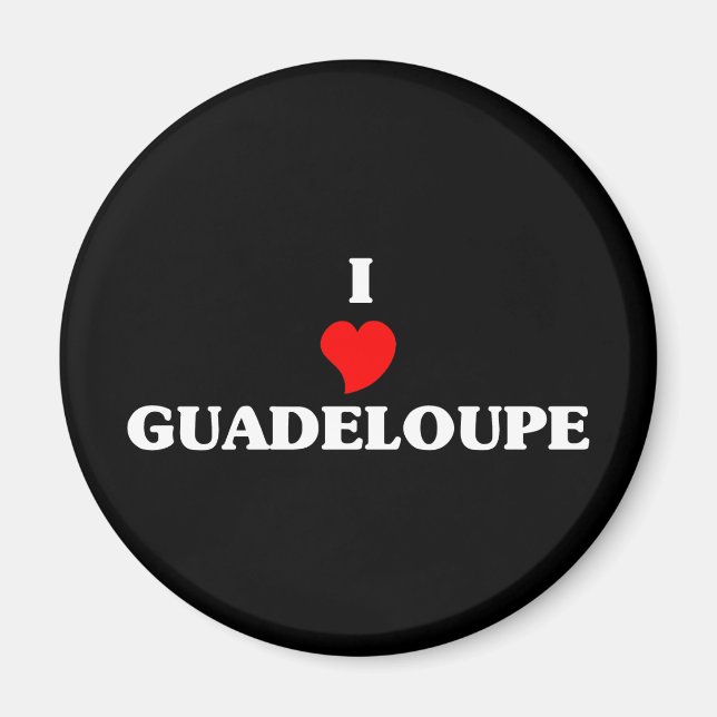 Imã Eu Amo Guadeloupe (Frente)