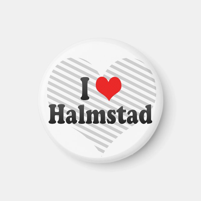 Imã Eu Amo Halmstad, Suecia (Frente)