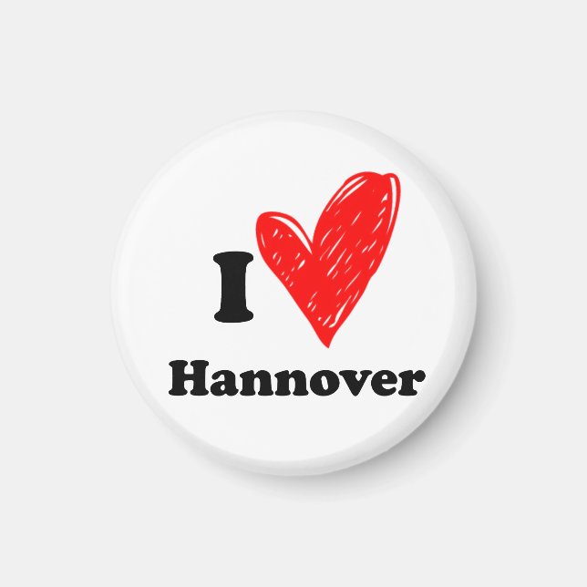 Imã Eu amo Hannover (Frente)