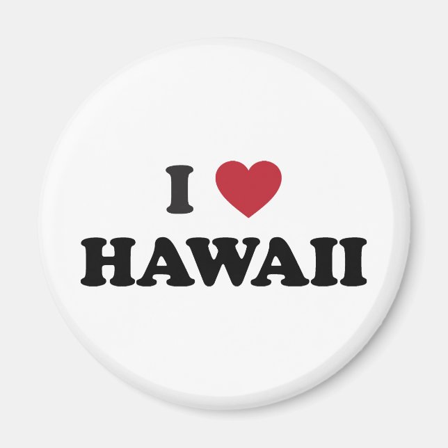 Imã Eu Amo Havaí (Frente)