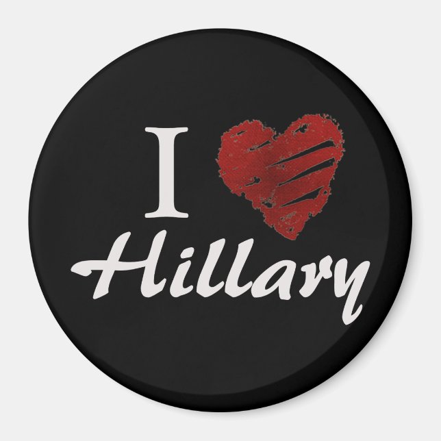 Imã Eu amo Hillary (Frente)