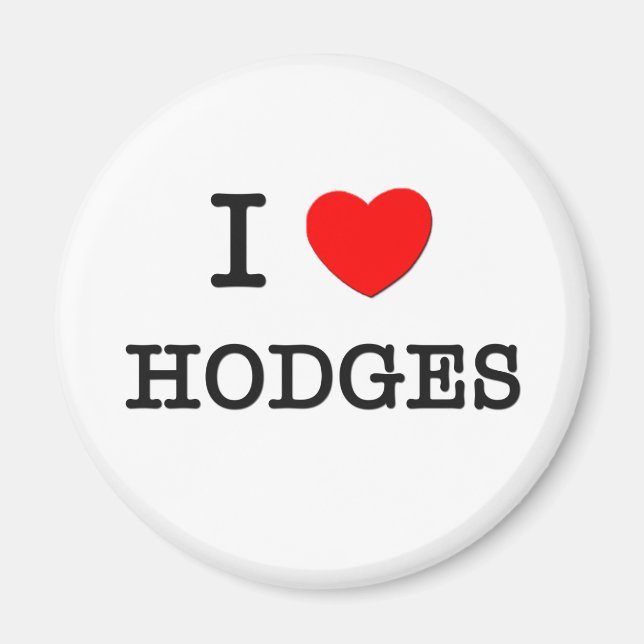 Imã Eu Amo Hodges (Frente)