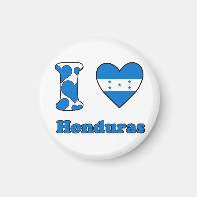 Imã Eu amo Honduras (Frente)