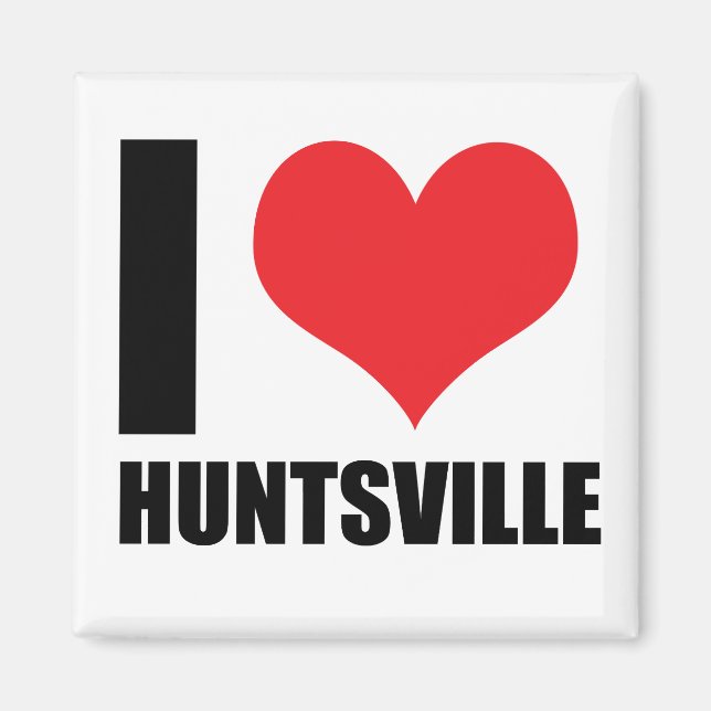 Imã Eu amo Huntsville (Frente)