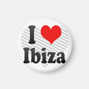 Imã Eu amo Ibiza, espanha. Mim Encanta Ibiza, espanha