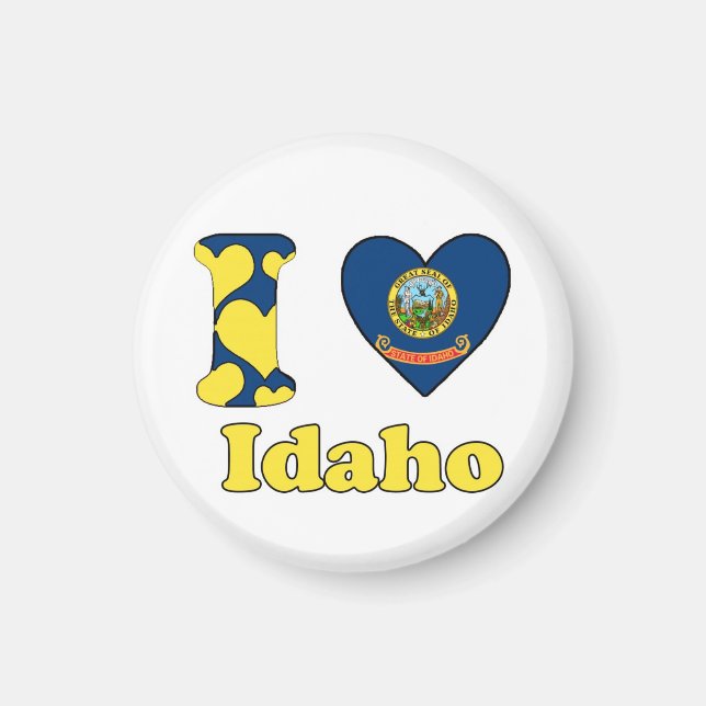 Imã Eu amo Idaho (Frente)