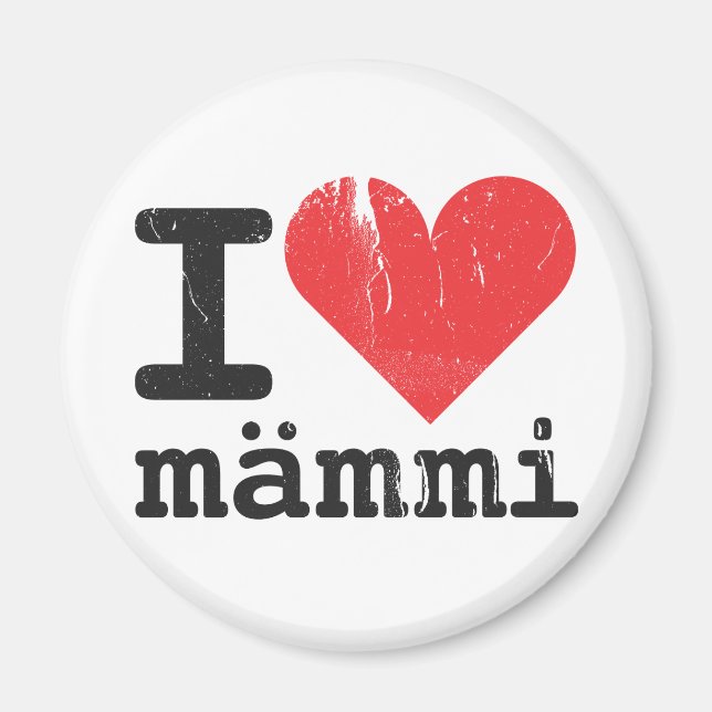 Imã Eu Amo Ímã de Mämmi (Frente)