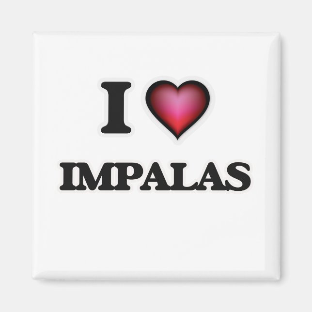 Imã Eu Amo Impalas (Frente)