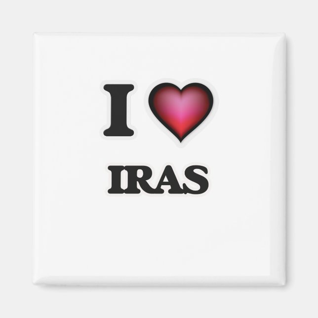 Imã Eu Amo Iras (Frente)