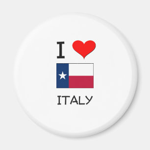 Imã Eu amo Italia Texas