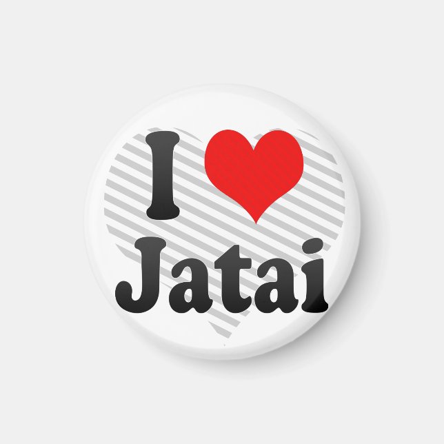 Imã Eu Amo Jatai, Brasil. Eu Amo O Jatai, Brasil (Frente)
