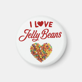Imã Eu Amo Jellybeans