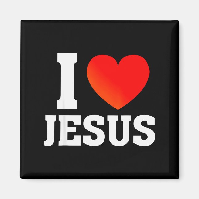 Imã Eu Amo Jesus  (Frente)